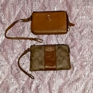 Tory burch & Coach wristlets
